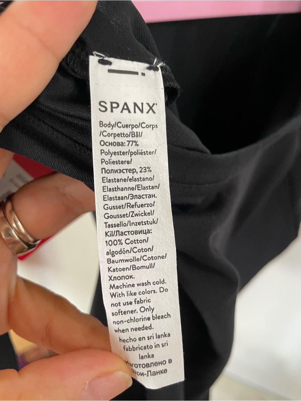 SPANX Black Long Sleeve Shaping Bodysuit NWT Size S Minimalist Quiet Luxury - Picture 6 of 7